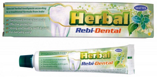 ZP herbal 100g Rebi - dental | Kosmetické a dentální výrobky - Dentální hygiena - Zubní pasty